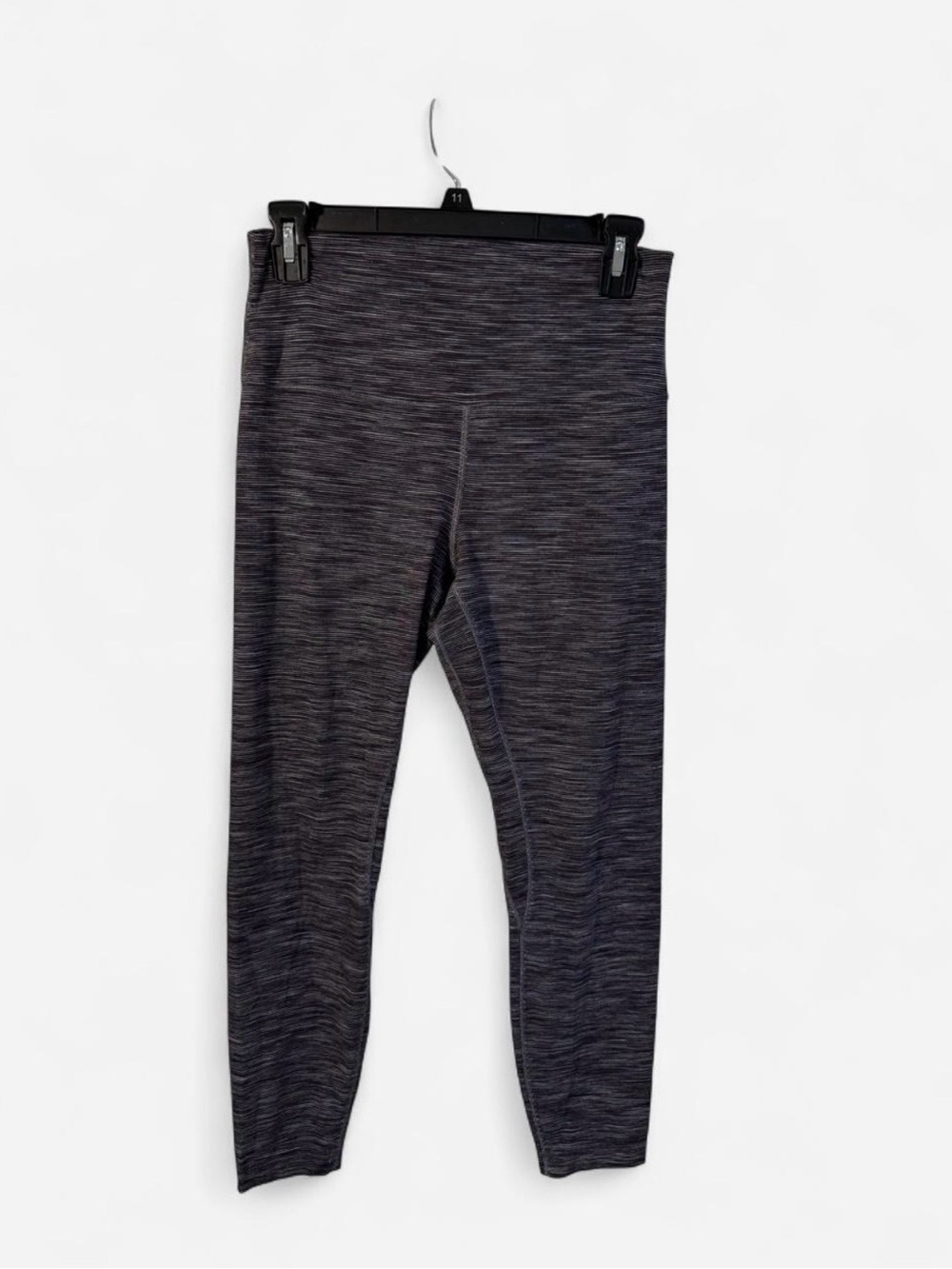 Lululemon AlignPant II 25" Gray stripe heathered leggings Size 8